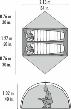 MSR Elixir™ 2 Tent -Camping Salgsbutik 65000091 6
