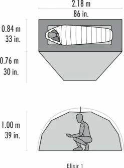 MSR Elixir™ 1 Tent -Camping Salgsbutik 65000117 3