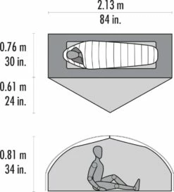MSR Carbon Reflex™ 1 Ultralight Tent -Camping Salgsbutik 65000141 2