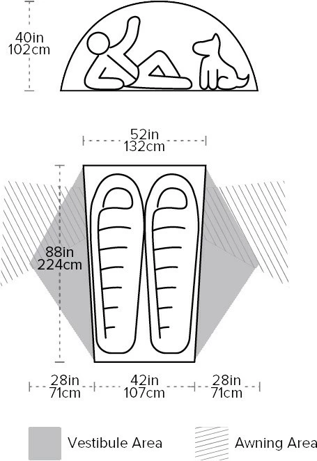Big Agnes Copper Spur HV UL2 Tent 7 Big Agnes Copper Spur HV UL2 Tent - Billede 7