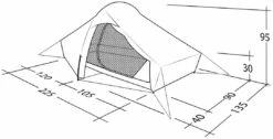 Robens Chaser 1 Tent -Camping Salgsbutik 65000160 7