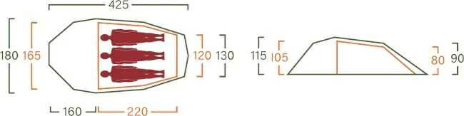 Helsport Lofoten Pro 3 Camp 5 Helsport Lofoten Pro 3 Camp - Billede 5