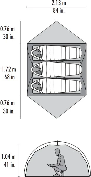 MSR Elixir™ 3 Tent 4 MSR Elixir™ 3 Tent - Billede 4