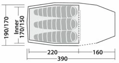 Robens Pioneer 3EX Tent -Camping Salgsbutik 65100123 8