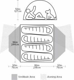 Big Agnes Copper Spur HV UL4 Tent 15 Big Agnes Copper Spur HV UL4 Tent -Camping Salgsbutik 65100149 7
