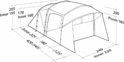 Robens Wolf Moon 4XP Tent -Camping Salgsbutik 65100152 9