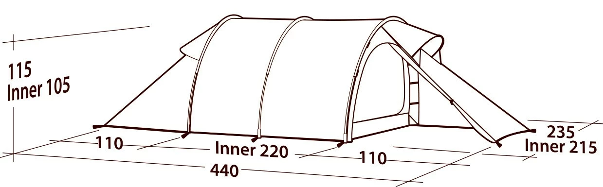 Robens Goshawk 4 Tent 8 Robens Goshawk 4 Tent - Billede 8