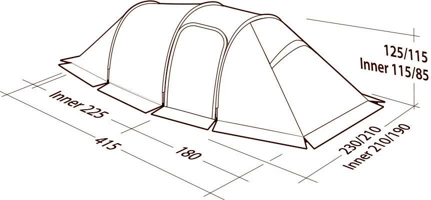 Robens Nordic Lynx 4 Tent 8 Robens Nordic Lynx 4 Tent - Billede 8