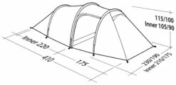 Robens Pioneer 4EX Tent -Camping Salgsbutik 65100167 7