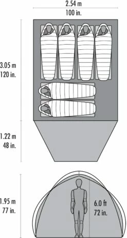 MSR Habitude™ 6 Tent -Camping Salgsbutik 65200015 3