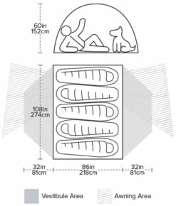 Big Agnes Copper Spur HV UL5 Tent -Camping Salgsbutik 65200024 7