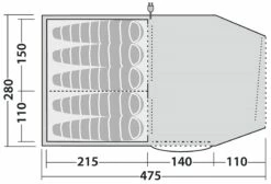 Robens Double Dreamer 5 Tent -Camping Salgsbutik 65200026 8