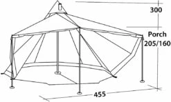 Robens Chinook Ursa 8 Tipi -Camping Salgsbutik 65400032 6