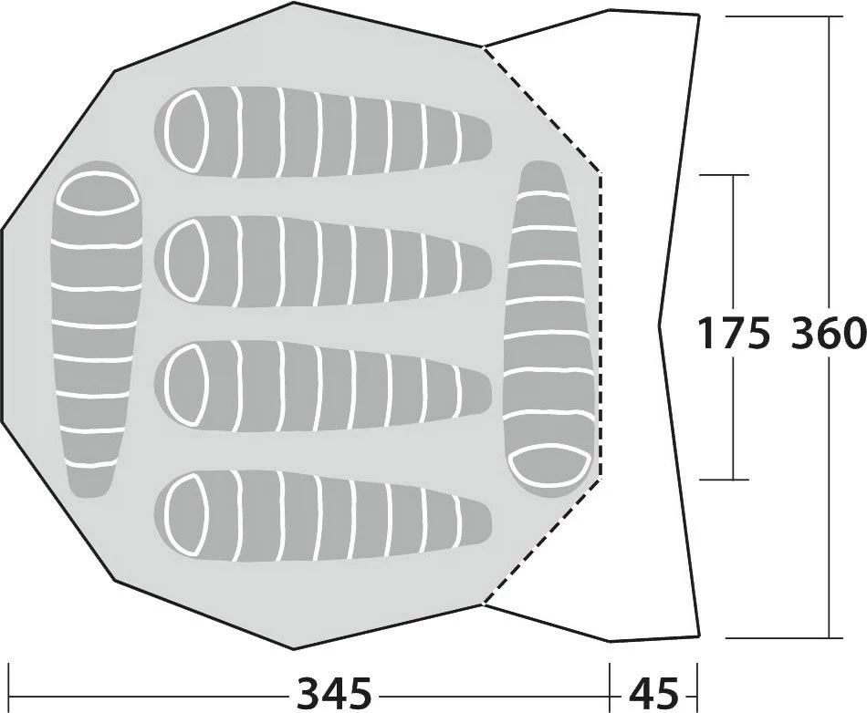 Robens Chinook Ursa S 6 Tipi 7 Robens Chinook Ursa S 6 Tipi - Billede 7