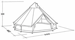 Robens Klondike 10 Grande PRS Tipi -Camping Salgsbutik 65500029 6
