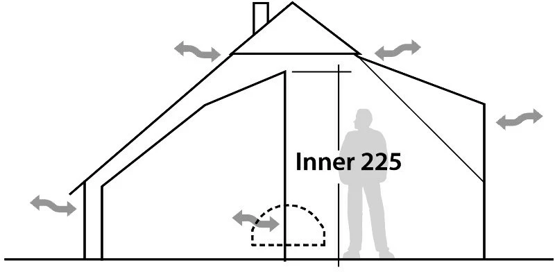 Robens Inner Tent Klondike Grande 2 Robens Inner Tent Klondike Grande - Billede 2