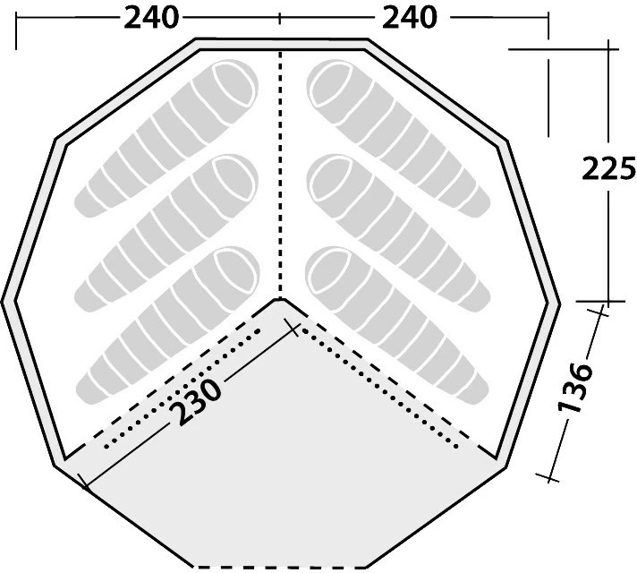 Robens Inner Tent Klondike Grande 3 Robens Inner Tent Klondike Grande - Billede 3