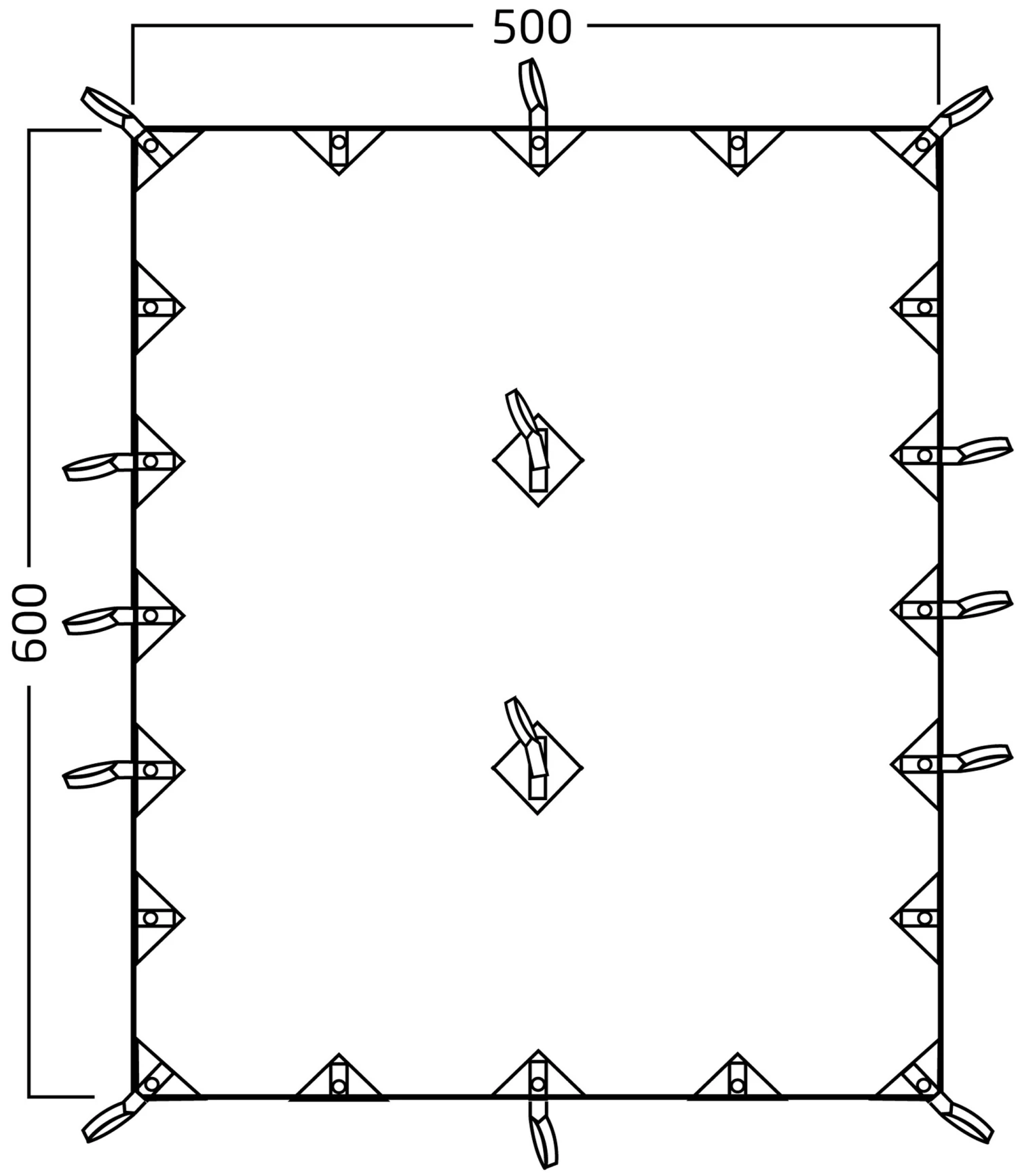 Nordisk Kari 30 M2 Basic Cotton Tarp 10 Nordisk Kari 30 M2 Basic Cotton Tarp - Billede 10