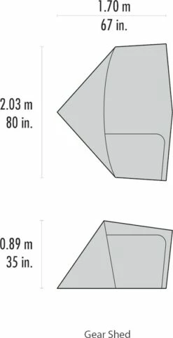 MSR Hubba™ & Elixir™ Gear Shed -Camping Salgsbutik 66900029 2