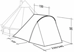 Robens Tipi Extension PRS -Camping Salgsbutik 67100010 4