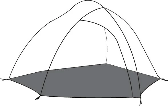 Helsport Footprint Reinsfjell 2/Superlight 2 1 Helsport Footprint Reinsfjell 2/Superlight 2