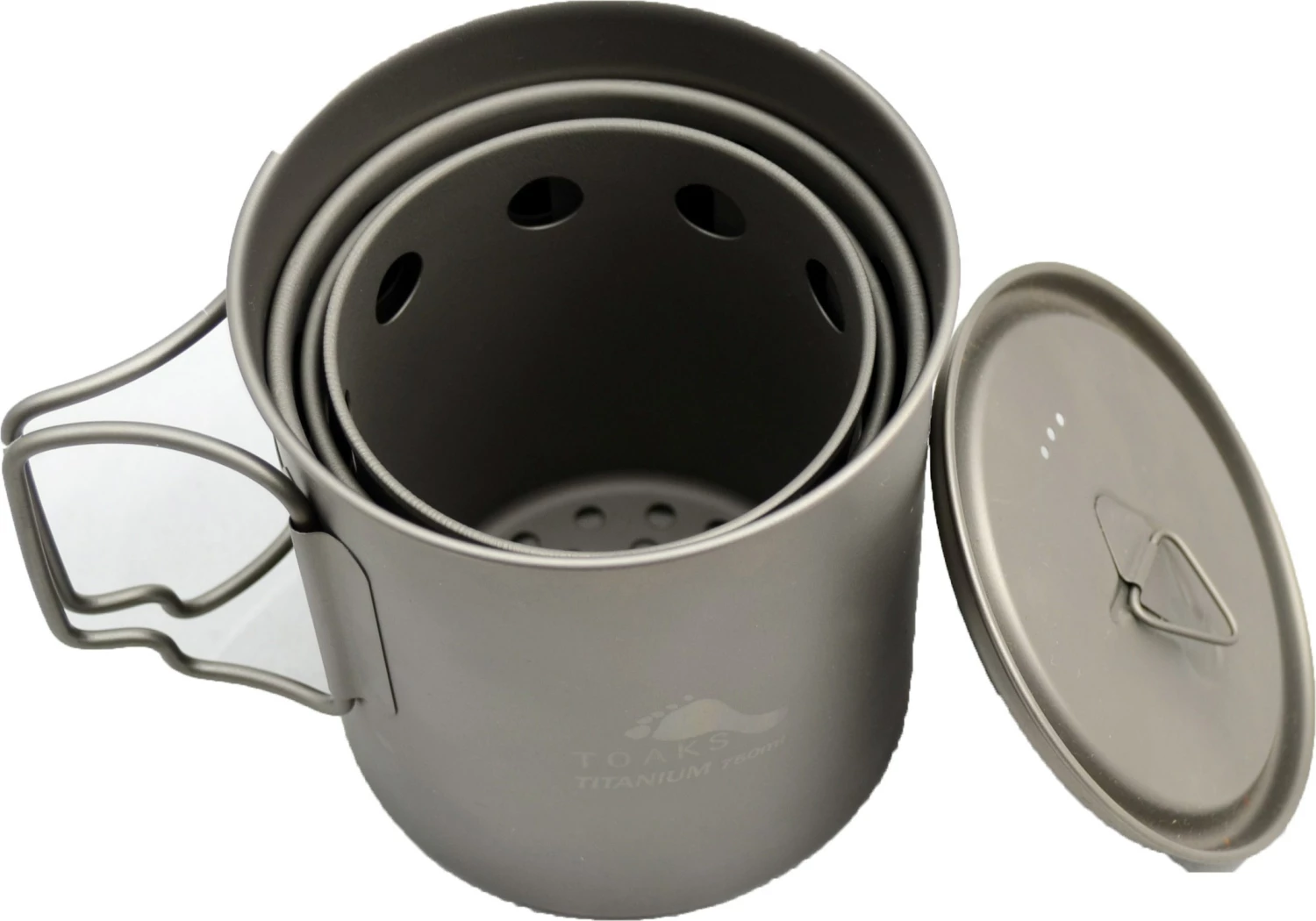 Titanium Small Backpacking Wood Burning Stove 5 Titanium Small Backpacking Wood Burning Stove - Billede 5