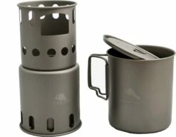 Titanium Small Backpacking Wood Burning Stove 14 Titanium Small Backpacking Wood Burning Stove -Camping Salgsbutik 70300015 6