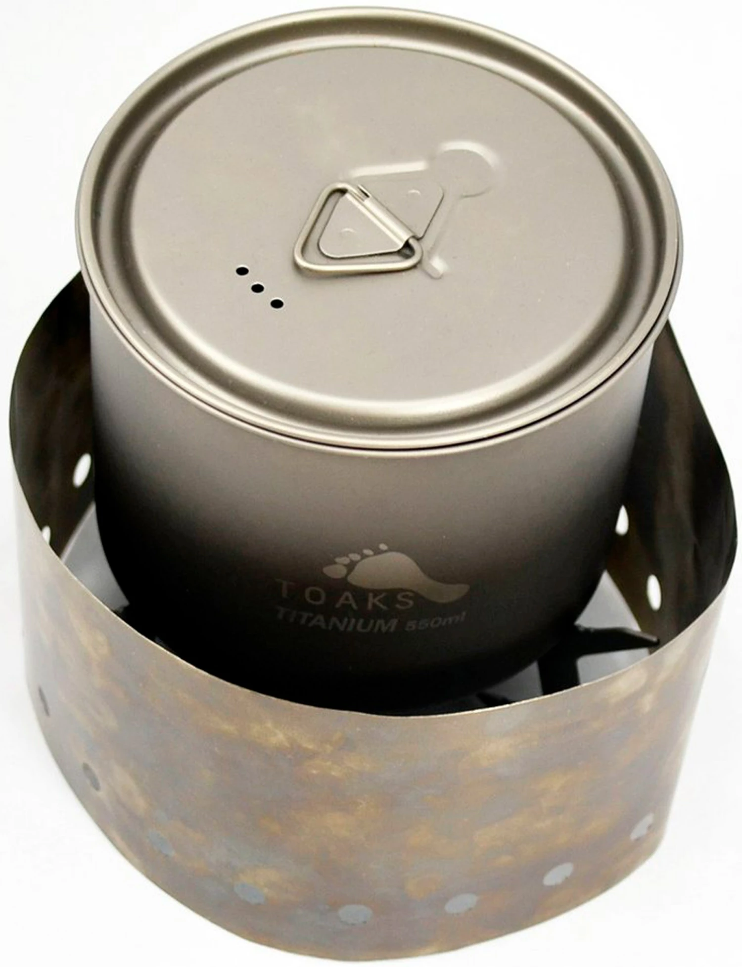 Ultralight Titanium Solid Fuel Cook System 3 Ultralight Titanium Solid Fuel Cook System - Billede 3