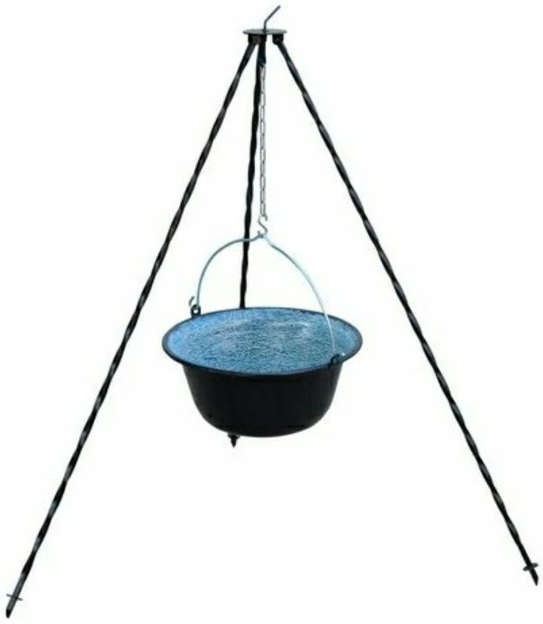 Campfire 10L Enamel Pot With Lid 4 Campfire 10L Enamel Pot With Lid - Billede 4