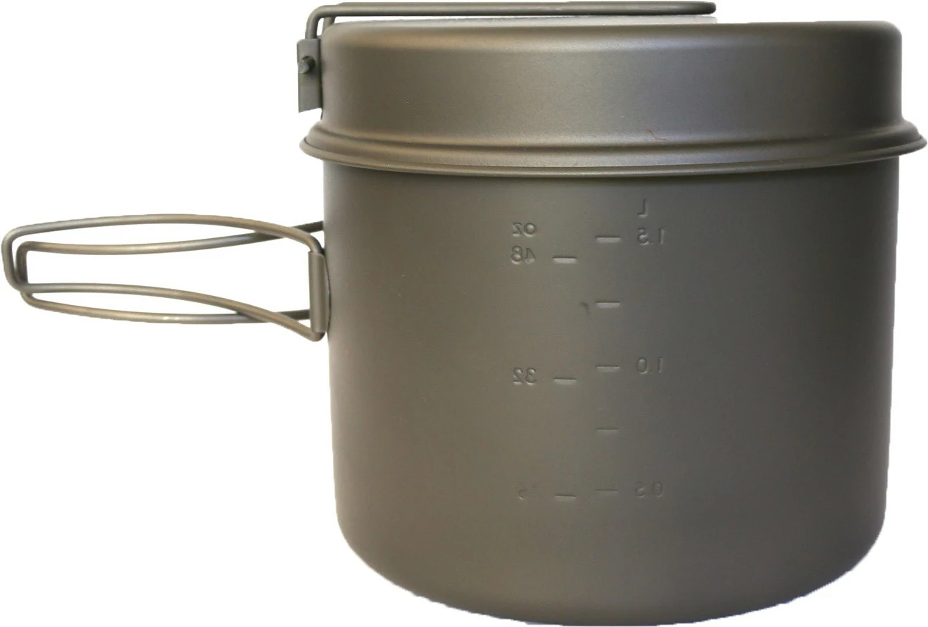 Titanium 1600 Ml Pot With Pan 2 Titanium 1600 Ml Pot With Pan - Billede 2