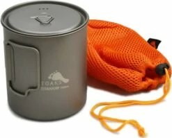 Titanium 750 Ml Pot With Lid -Camping Salgsbutik 70800099 2