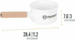 Petromax Enamel Pan 0.5L White 5 Petromax Enamel Pan 0.5L White -Camping Salgsbutik 70800110 2