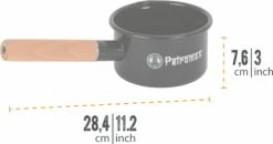 Petromax Enamel Pan 0.5L Black 5 Petromax Enamel Pan 0.5L Black -Camping Salgsbutik 70800111 1