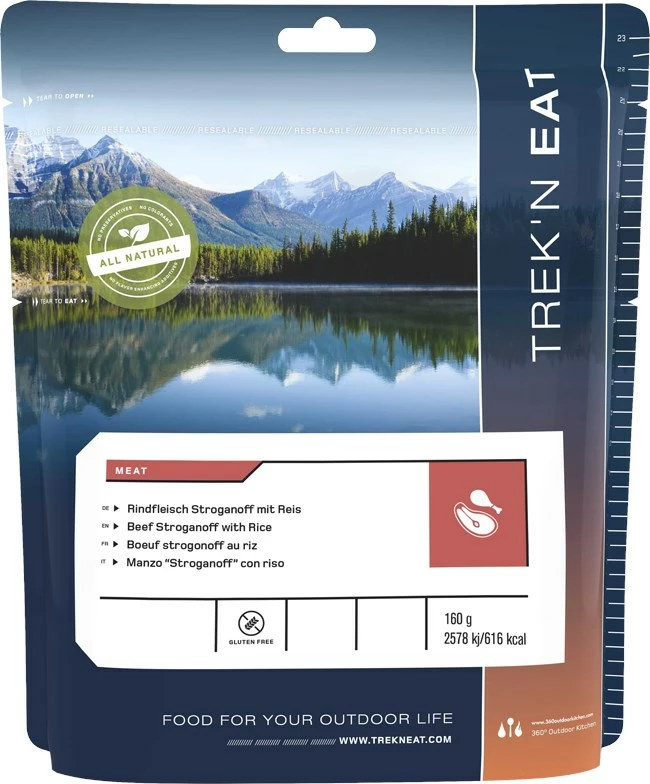 Trek'n Eat Beef Stroganoff With Rice 2 Trek'n Eat Beef Stroganoff With Rice - Billede 2