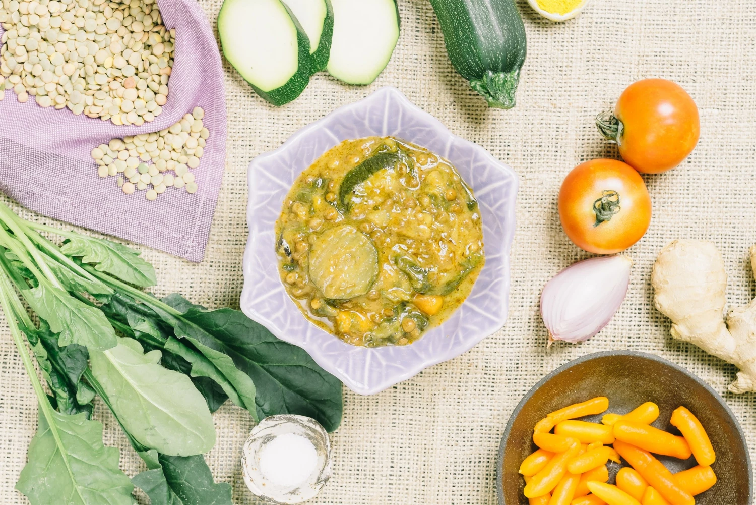 Vegan Green Lentil Curry 1 Vegan Green Lentil Curry