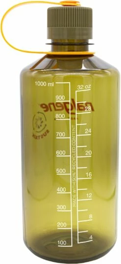 Nalgene Narrow Mouth Sustain 1.0L Water Bottle -Camping Salgsbutik 71800079 1