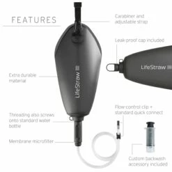 Lifestraw Gravity Water Filter System, 3L -Camping Salgsbutik 71900043 3