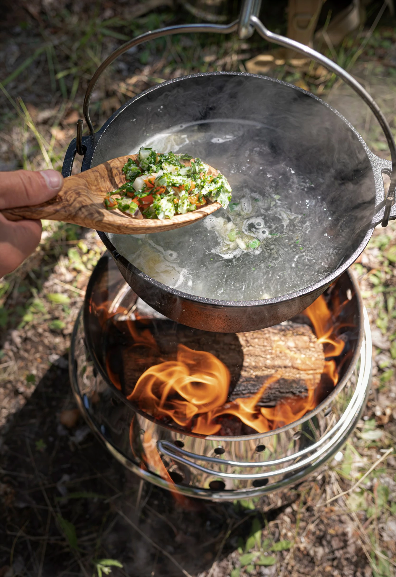 Petromax Flat Bowl 23 Cm Olive Wood 6 Petromax Flat Bowl 23 Cm Olive Wood - Billede 6