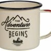 Gentlemen's Hardware Adventure Begins Cream Enamel Mug