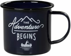 Gentlemen's Hardware Adventure Begins Navy Enamel Mug