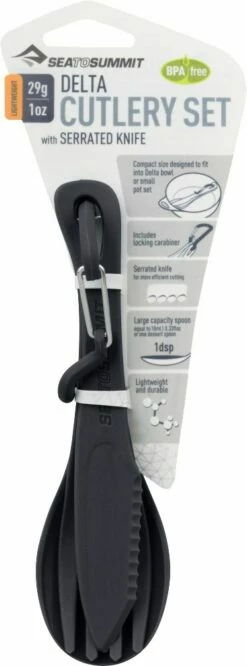 Sea To Summit Delta Cutlery Set -Camping Salgsbutik 72400144 6