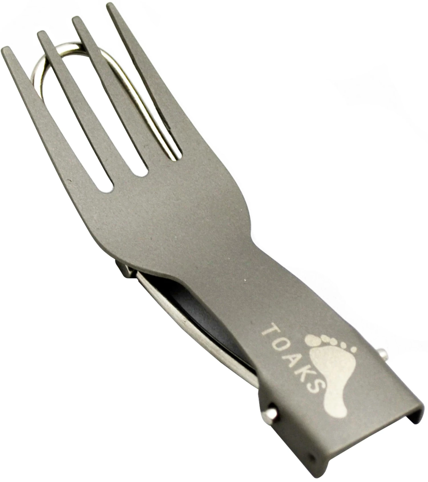 Titanium Folding Fork 2 Titanium Folding Fork - Billede 2