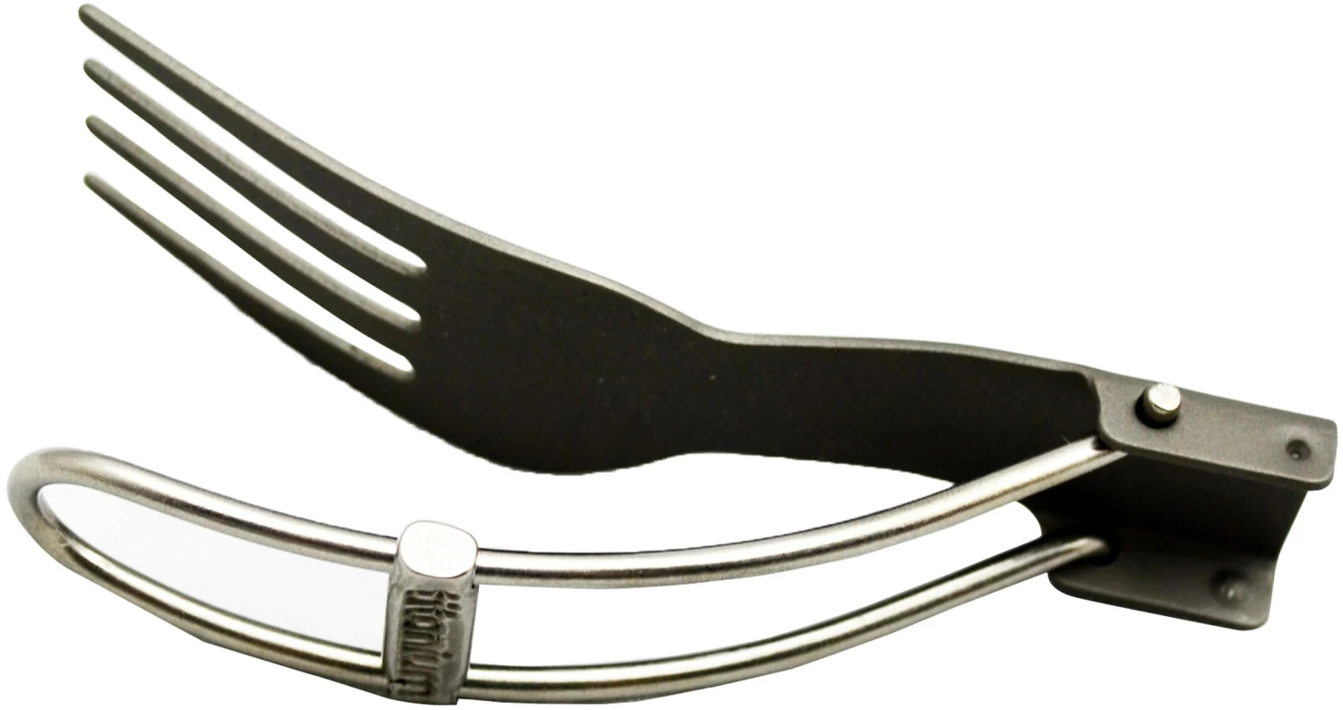 Titanium Folding Fork 3 Titanium Folding Fork - Billede 3
