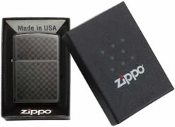 Zippo Iced Carbon Fiber Design Lighter 5 Zippo Iced Carbon Fiber Design Lighter -Camping Salgsbutik 72600053 2
