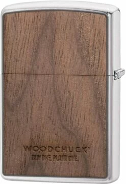 Zippo Woodchuck Walnut Lighter -Camping Salgsbutik 72600058 1