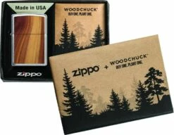 Zippo Woodchuck Cedar Lighter -Camping Salgsbutik 72600063 3
