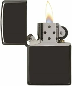 Zippo Classic High Polish Black Lighter -Camping Salgsbutik 72600064 1