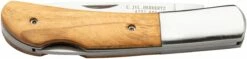 Herbertz Olive Wood Pocket Knife Satin 440 -Camping Salgsbutik 92400159 1