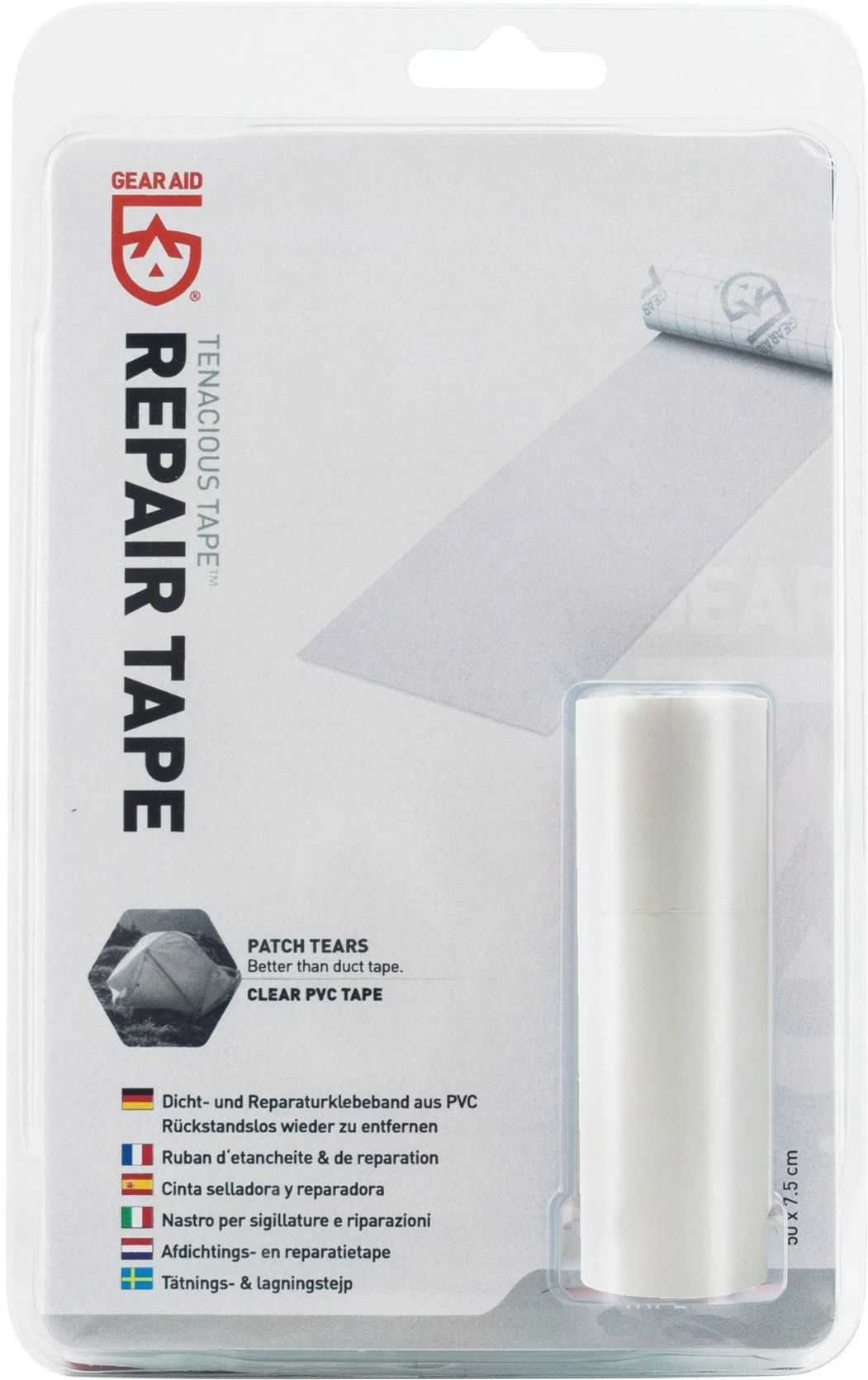 GEAR AID Tenacious™ Clear Repair Tape 1 GEAR AID Tenacious™ Clear Repair Tape