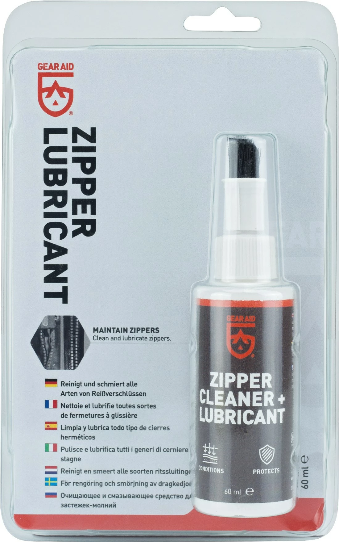 GEAR AID Zipper Cleaner + Lubricant, 60 Ml 1 GEAR AID Zipper Cleaner + Lubricant, 60 Ml